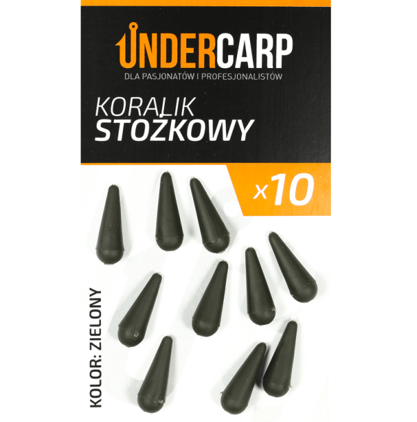 UnderCarp Koralik stożkowy – zielony Najtaniej