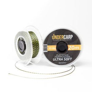 UnderCarp Plecionka przyponowa 20 m/25 lbs ULTRA SOFT – zielona Najtaniej