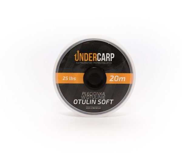 UnderCarp Plecionka przyponowa w otulinie 20 m/25 lbs OTULIN SOFT – brązowa Sklep Wędkarski