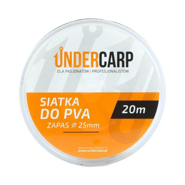 UnderCarp Siatka Pva Zapas 25mm 20m Sklep Wędkarski