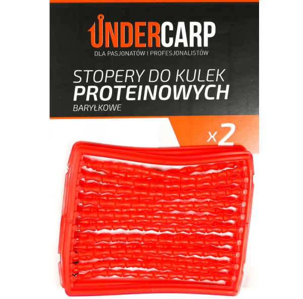 UnderCarp Stopery do kulek proteinowych baryłkowe – czerwone Najtaniej