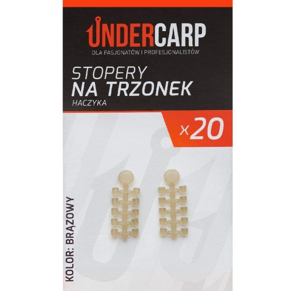 UnderCarp Stopery na trzonek haczyka brązowy wyprzedaż