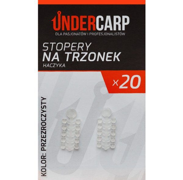 UnderCarp Stopery na trzonek haczyka-przezroczysty wyprzedaż