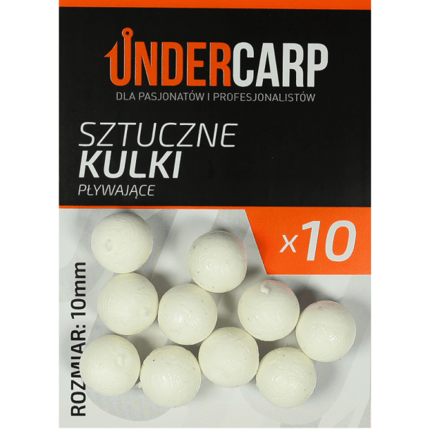 UnderCarp Sztuczne kulki pływające białe wyprzedaż