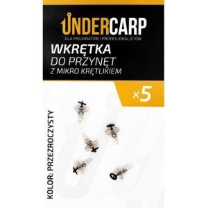 UnderCarp Wkrętka do przynęt z mikro krętlikiem – przezroczysty Najtaniej