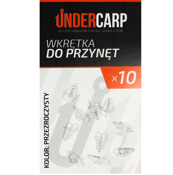 UnderCarp Wkrętka do przynęt – przezroczysta Najtaniej