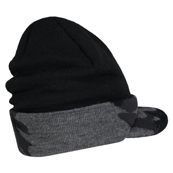 GBH05 Black Peak Beanie