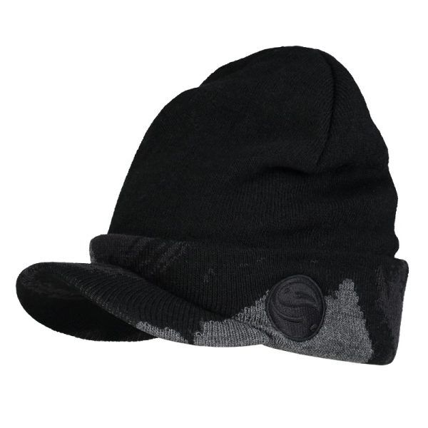 clothing Caps /Hats Beanies GURU Black Peak Beanie - GBH05