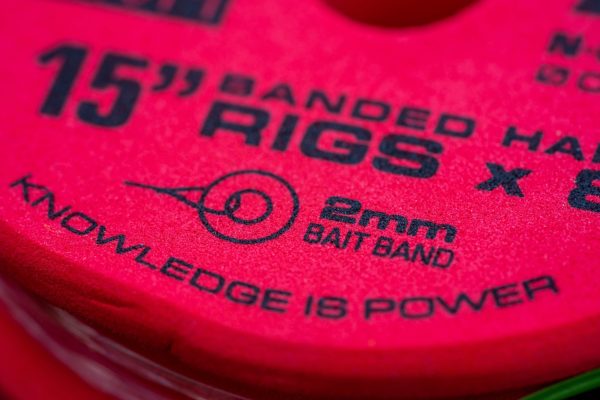 GRR120 QM1 Bait Bands Rig 15 inch 10 (0.22mm)