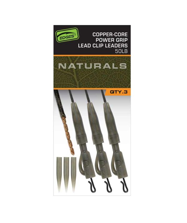 Fox EDGES™ Naturals Copper Core Lead Clip Leaders New Products