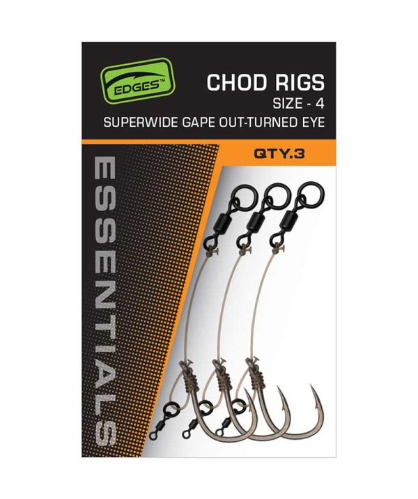 Fox EDGES™ Super Wide Gape Chod Rigs New Products