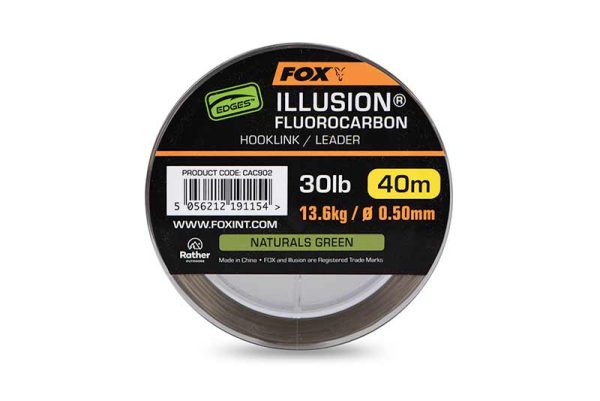 Fox Illusion Fluorocarbon Hooklink/Leader - CAC901