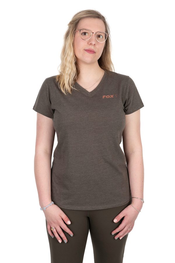 Fox Women's Clothing V Neck T - CWC012