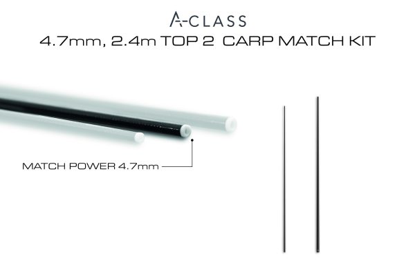 A-class A-Class Poles GURU ZERO 400 Match Power Kit 4.7mm Top 2 2.4m - GAC024