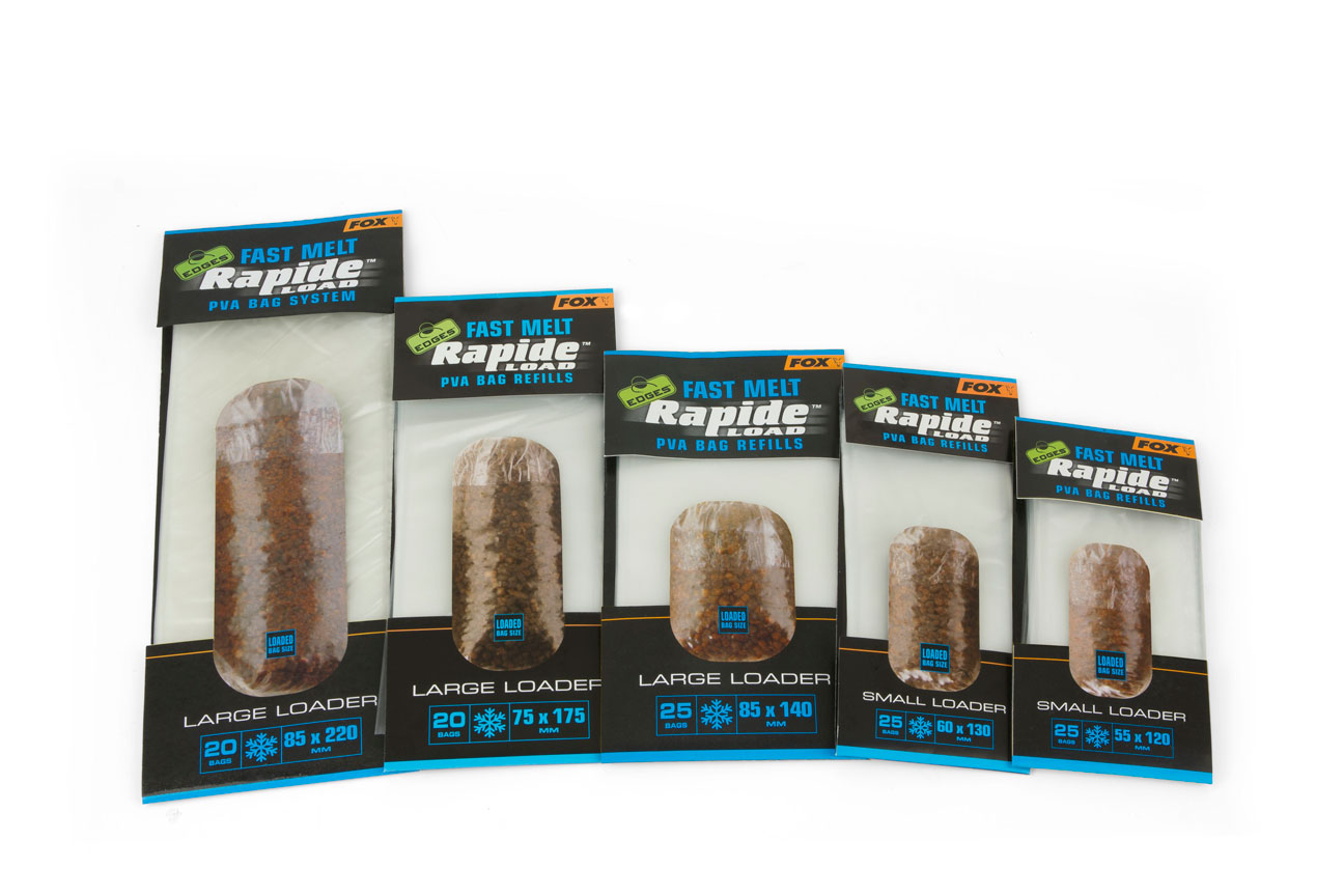 Fox EDGES™ Rapide™ Load PVA Bag Refills - Fast Melt Refills 60mm x 130mm Bag - 25 Bags - CPV054