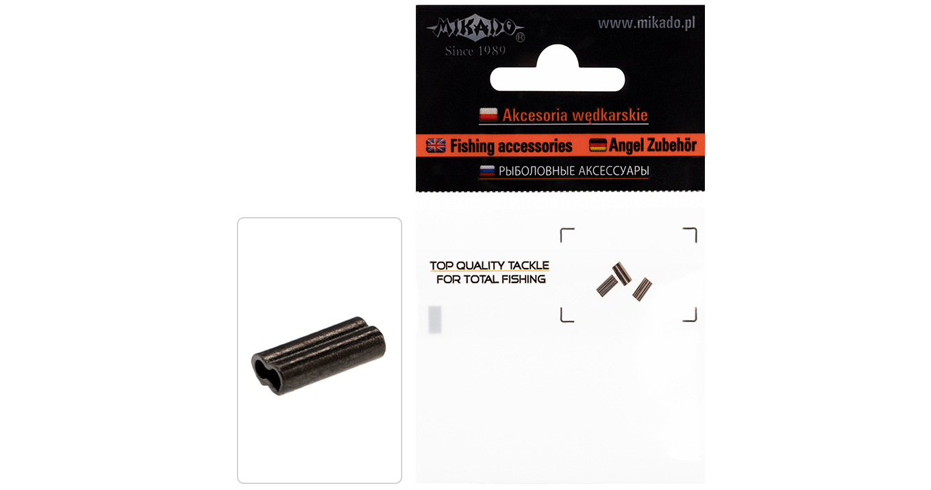 Mikado - TULEJKA ZACISKOWA - PODWÓJNA - rozm. 0.7mm - op.20szt.