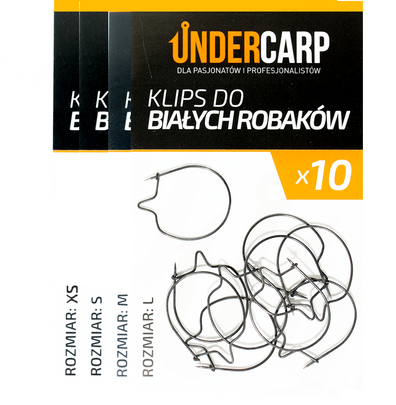 UnderCarp Klips do białych robaków - M