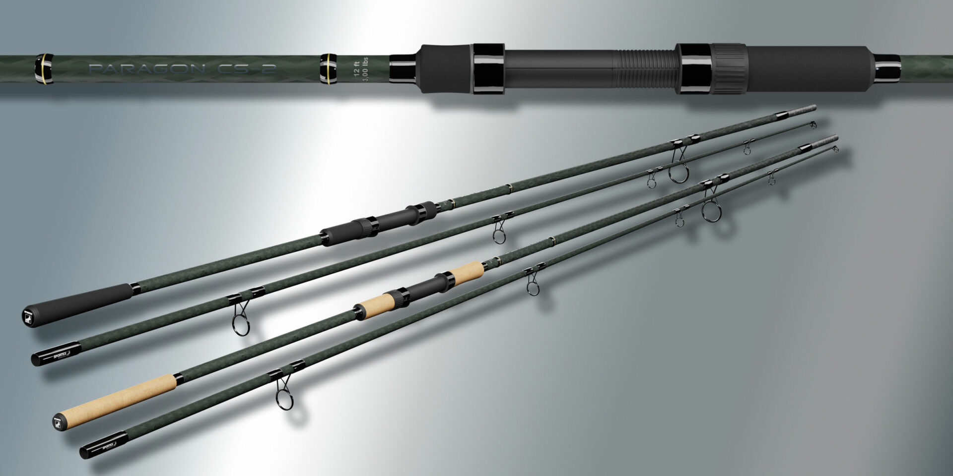 SPORTEX Paragon CS-2 CLASSIC Carp Rod - wędka karpiowa - 3.25lb / 12ft
